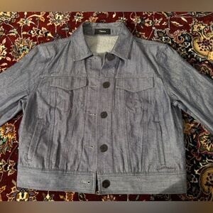 Theory Shrunken-fit Denim jacket